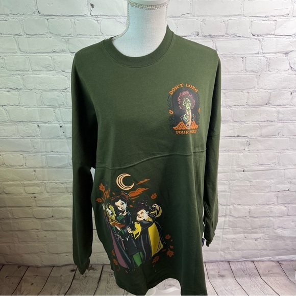 Disney Hocus Hocus 2 Green Spirit Jersey Large NWT - Picture 2 of 8